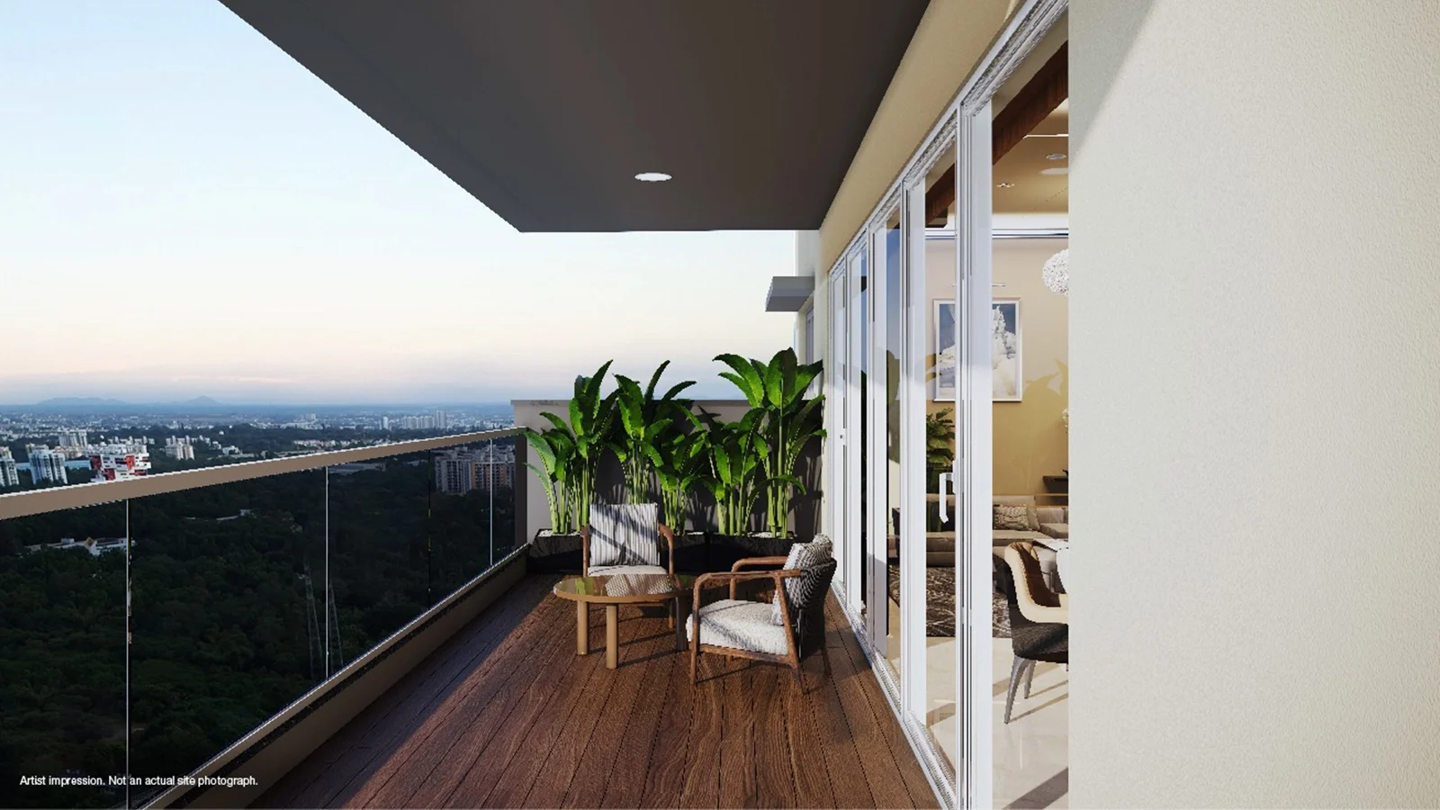 Godrej Tiara Yeshwanthpur, Bengaluru balcony view